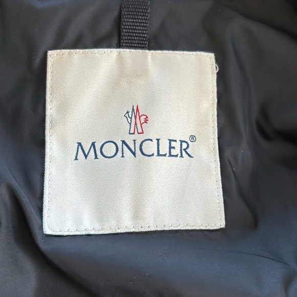 Beautiful matte black Moncler Chenonceau Giubotto jacket - size 1 - Picture 8 of 12